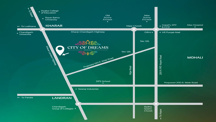 Location of SBP Magnolia Greens - Image 385810