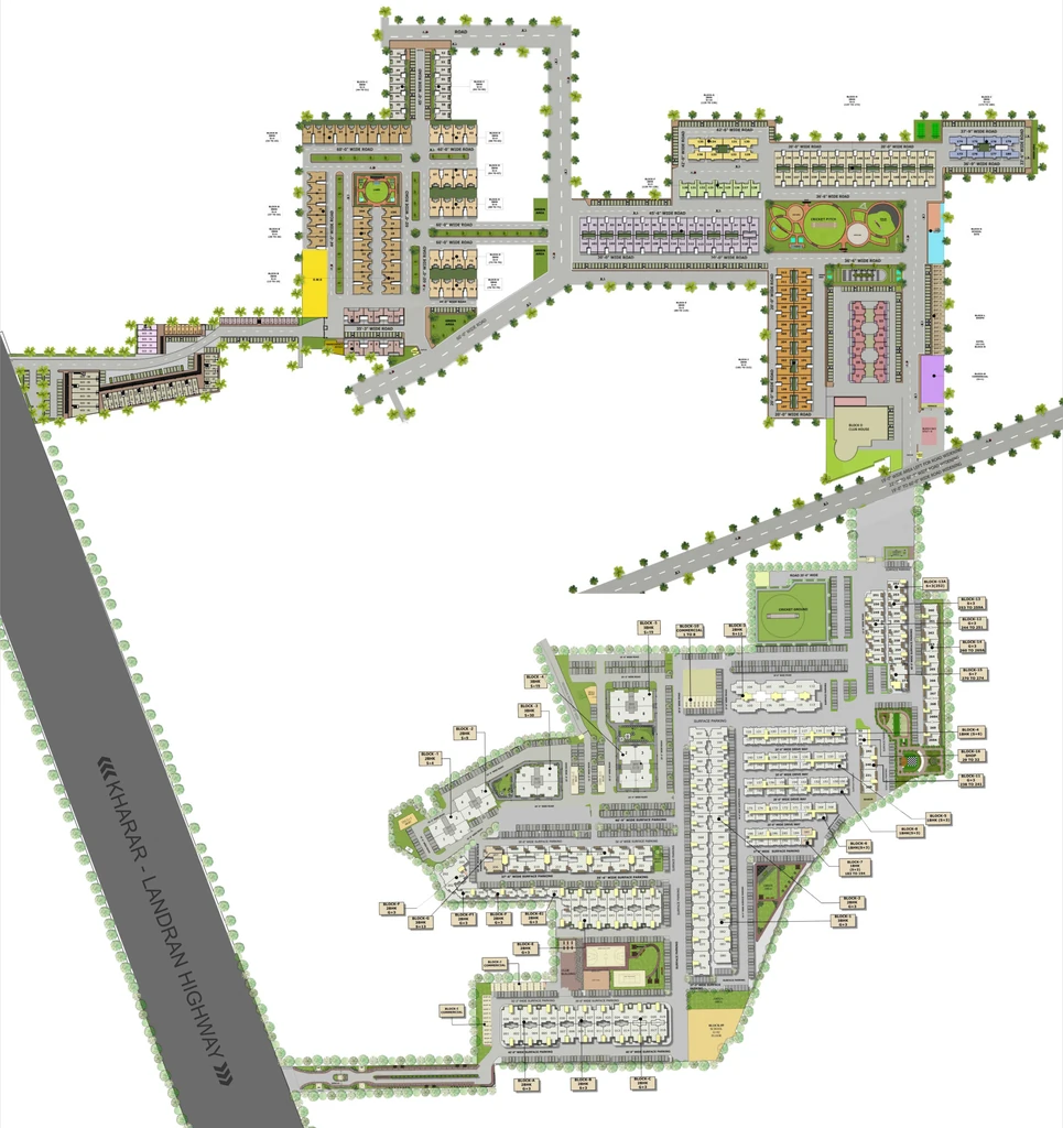 Master Plan of SBP Magnolia Greens in Mohali, Chandigarh - Image 385811