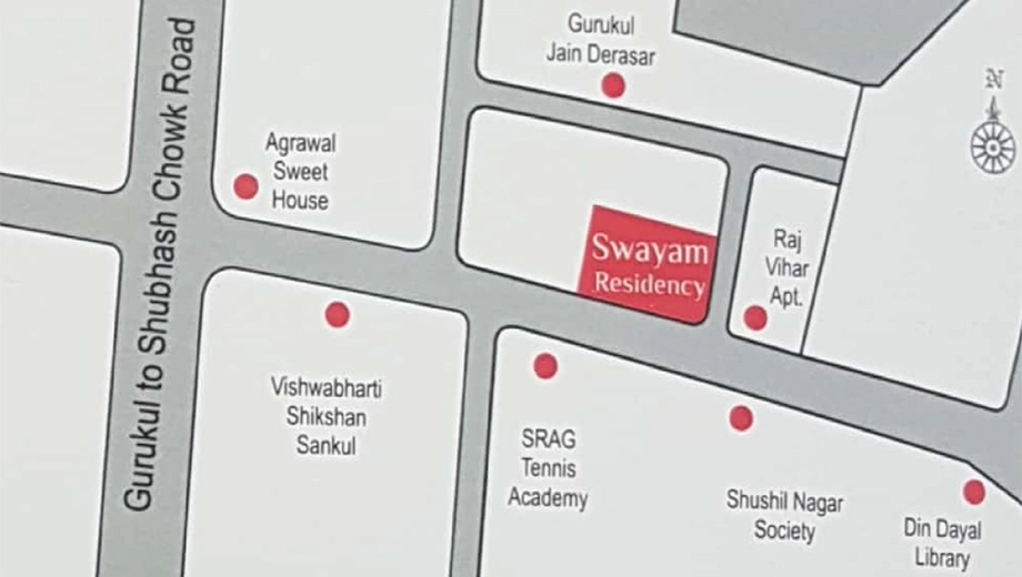 Location of Space Swayam Residency - Image 385797