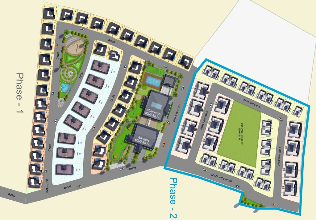 Master Plan of Atharv Pristine Villas in Lonavala, Pune - Image 385943