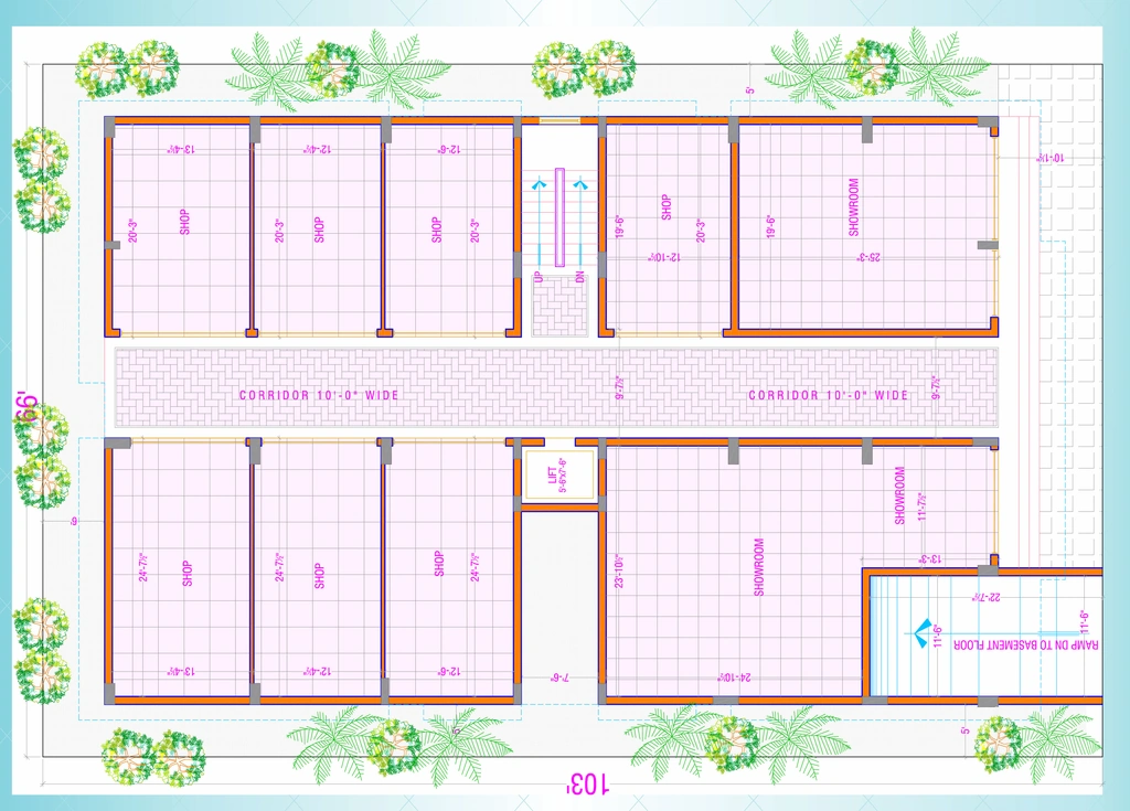 Master Plan of Commercial Srin MRG Residency in Malakpet, Hyderabad - Image 386589