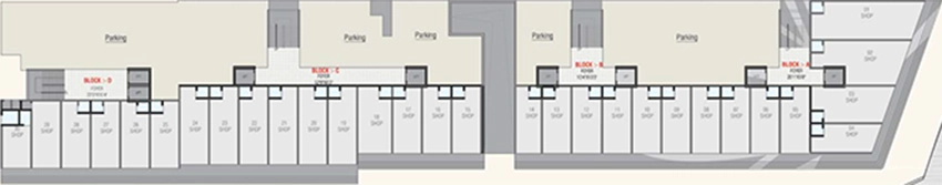 Floor Plan of Commercial Sukham Sahitya Heights in Nava Naroda, Ahmedabad - Image 385832