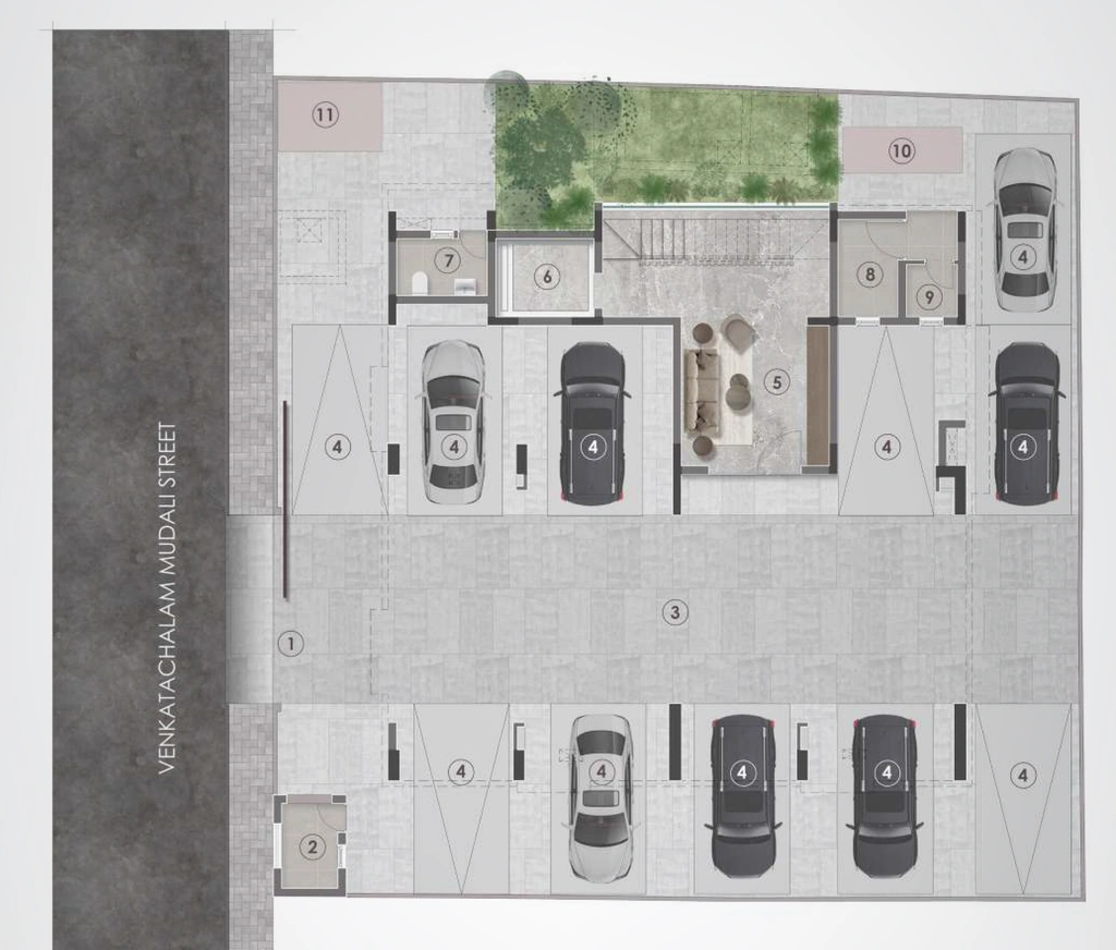 Master Plan of Chaitanya Vijayashri in Mylapore, Chennai - Image 385842
