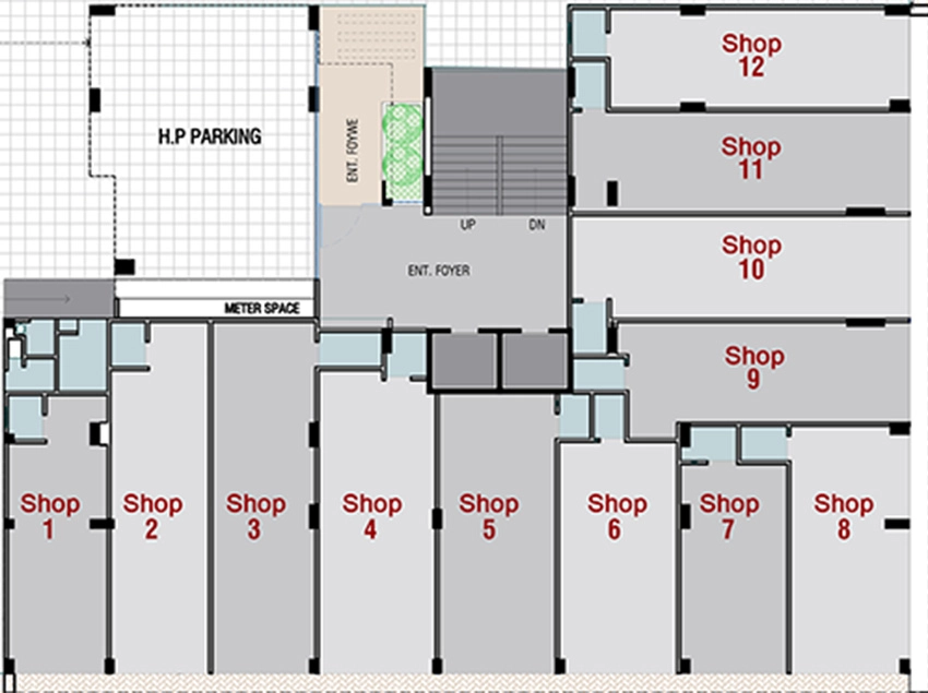 Floor Plan of Commercial Suvarna Residency in Chandkheda, Ahmedabad - Image 385873