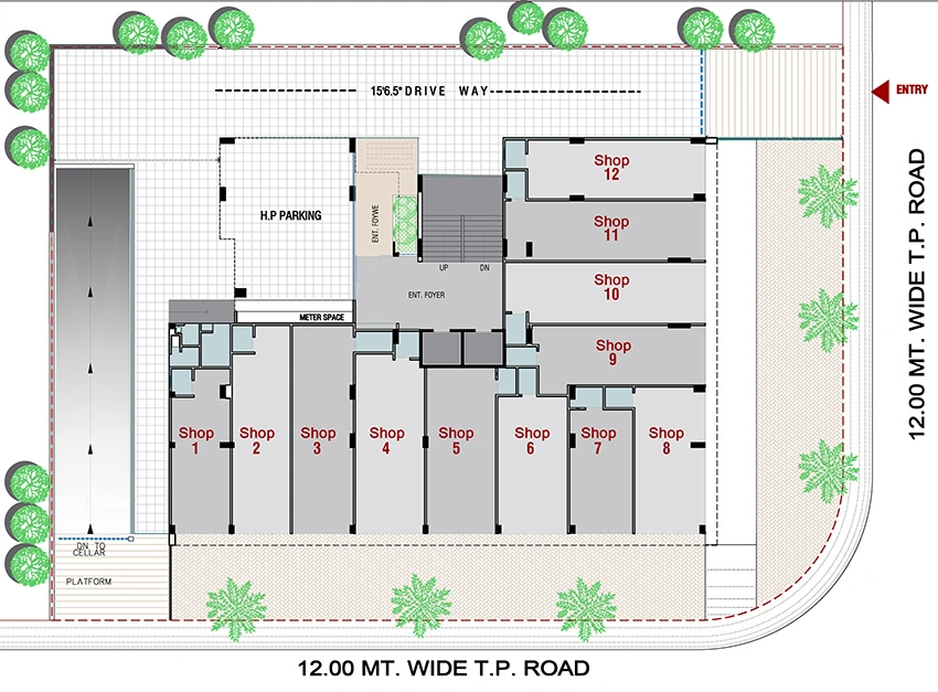 Master Plan of Commercial Suvarna Residency in Chandkheda, Ahmedabad - Image 385872