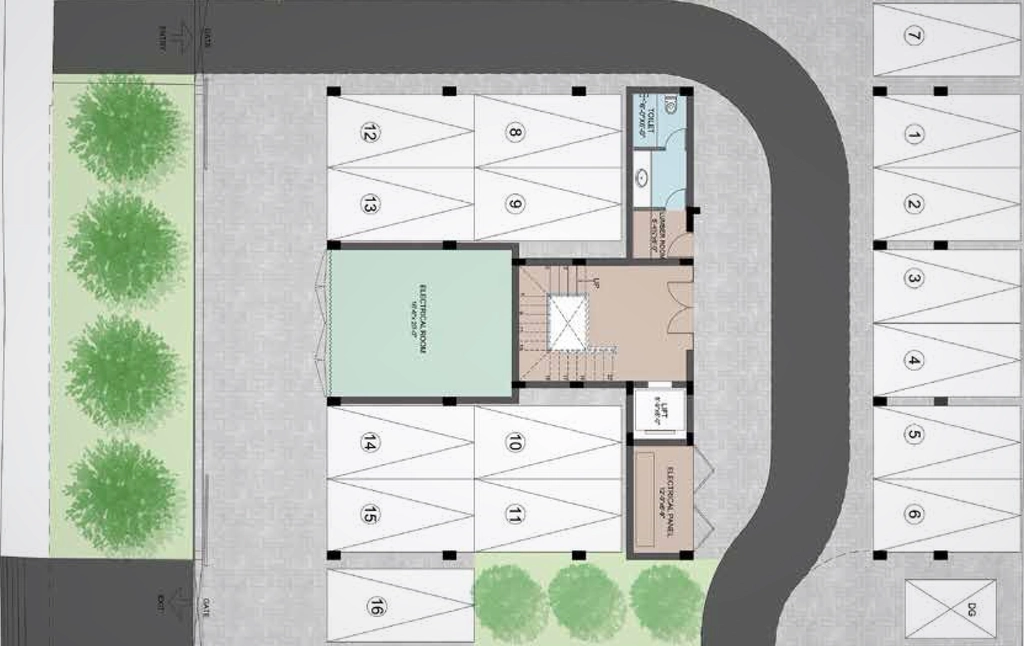 Master Plan of Chaitanya Thomas Manor in Vepery, Chennai - Image 385891