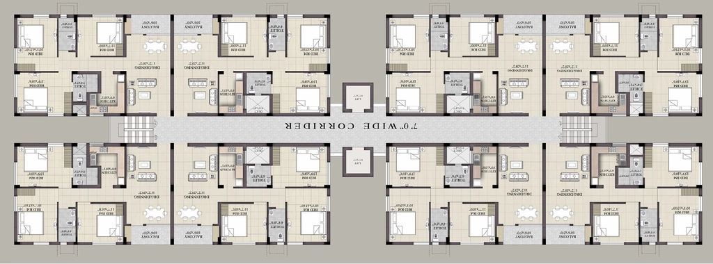 Floor Plan of Adiilaksmi Kalyani Heights in Phulnakhara, Bhubaneswar - Image 386420