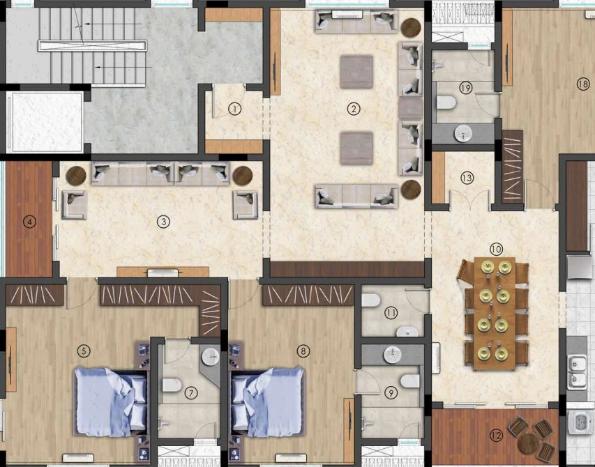 3 BHK Flat in Chaitanya Lavanya in Mylapore, Chennai - Image 910696