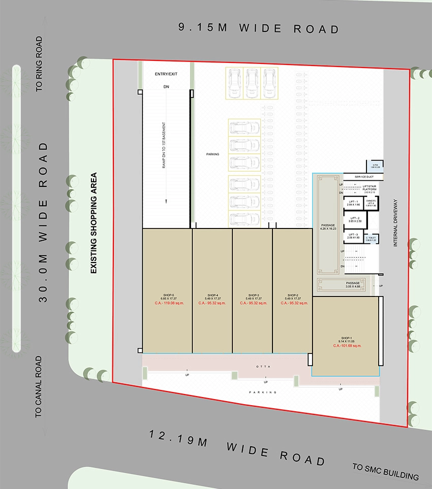 Master Plan of Swastik Nexus in Khatodra, Surat - Image 385984