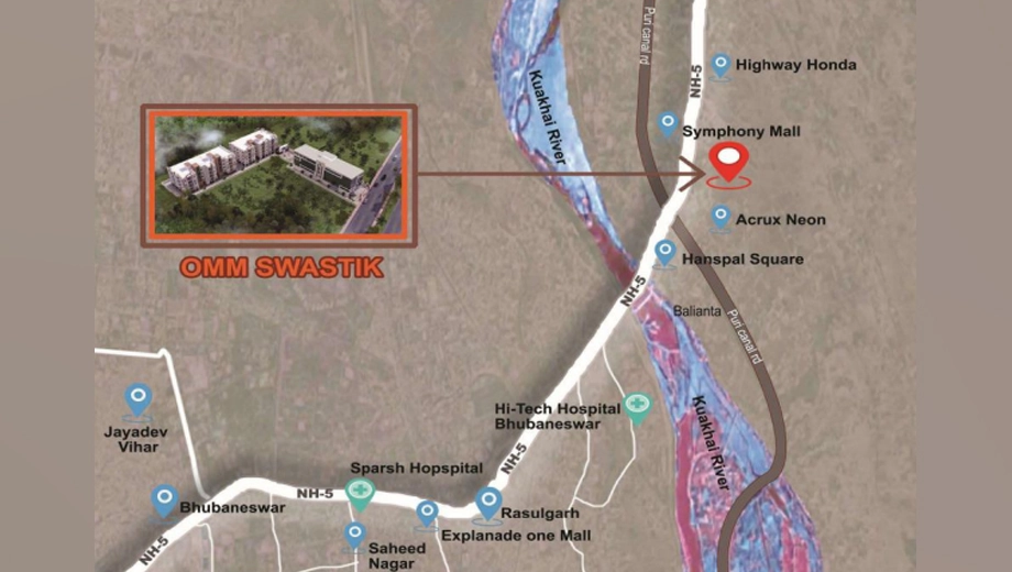 Location of Om Urmilla Abode and Victory Tower - Image 386471