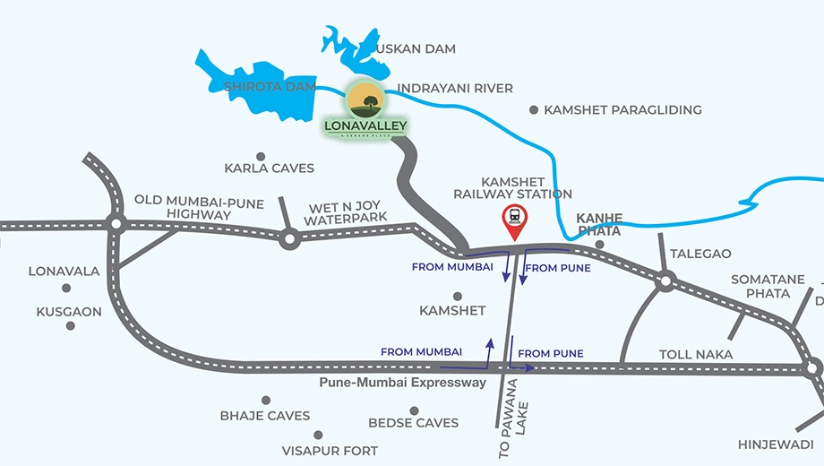 Location of Amogham Lonavalley Farm Plots - Image 386178