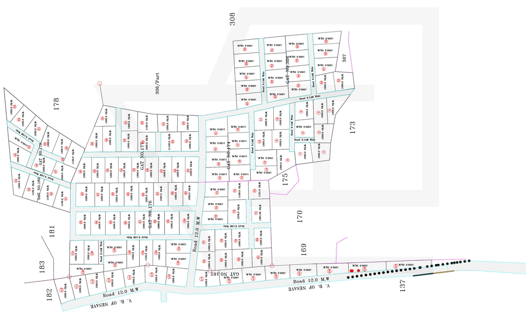 Master Plan of Amogham Lonavalley Farm Plots in Lonavala, Pune - Image 386179