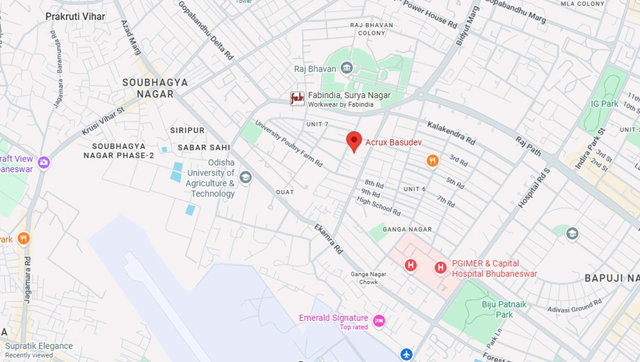 Location of Acrux Basudev - Image 386387