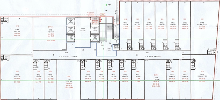 Floor Plan of The Polaris World in Vesu, Surat - Image 386114