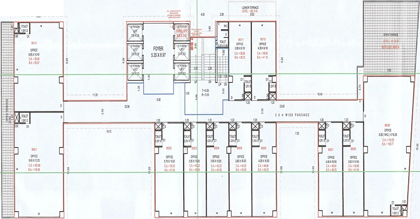 Floor Plan of The Polaris World in Vesu, Surat - Image 386115