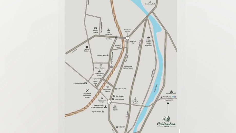 Location of Panda Gatikrushna Green 2 - Image 386487