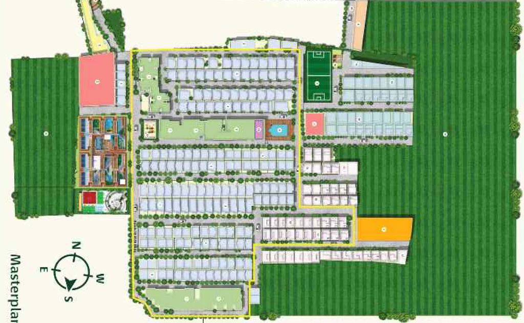 Master Plan of Panda Gatikrushna Green 2 in Ranga Bazar, Bhubaneswar - Image 386488