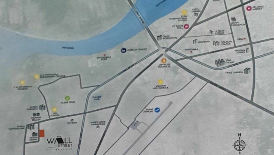 Location of The Wall Street Business Hub - Image 386144