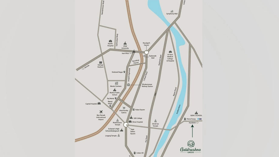 Location of Panda Jiva 3 Gatikrushna Green - Image 386497