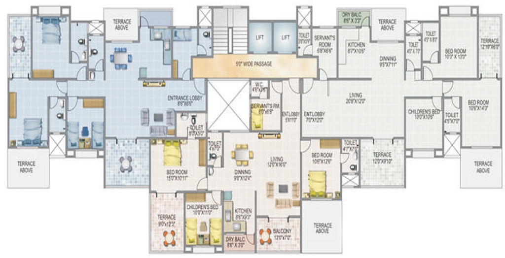 Floor Plan of Sai Brooklands in Lonavala, Pune - Image 386961