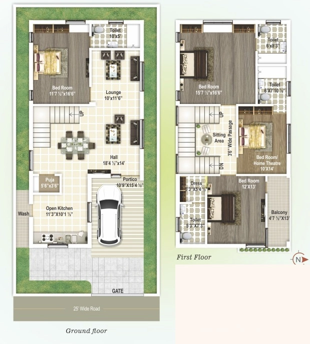 4 BHK House/Villa in Icon ASR My Pearls in Gandipet, Hyderabad - Image 910980