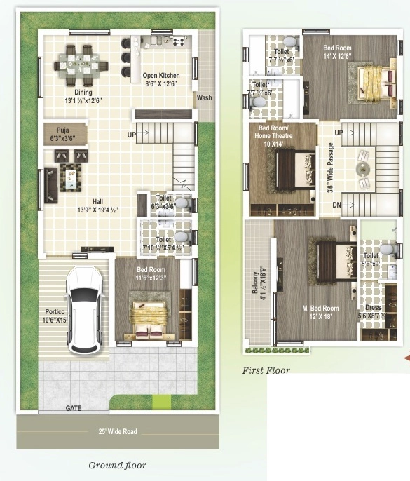 4 BHK House/Villa in Icon ASR My Pearls in Gandipet, Hyderabad - Image 910981