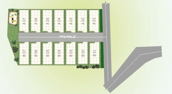 Master Plan of Icon ASR My Pearls in Gandipet, Hyderabad - Image 386666