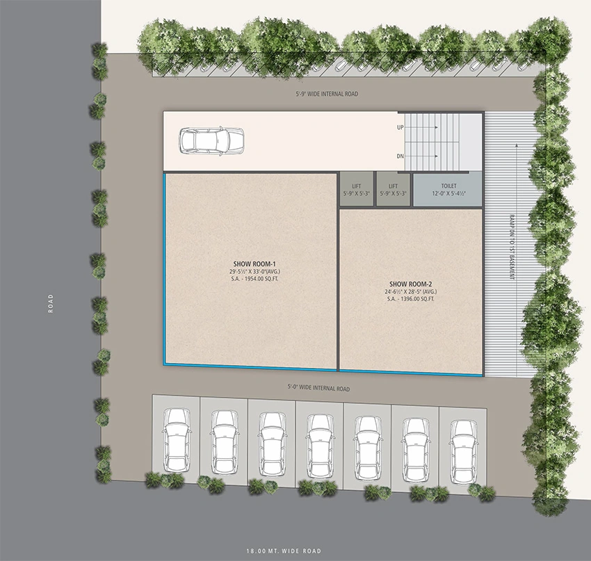 Master Plan of United Elite in Nanpura, Surat - Image 386242