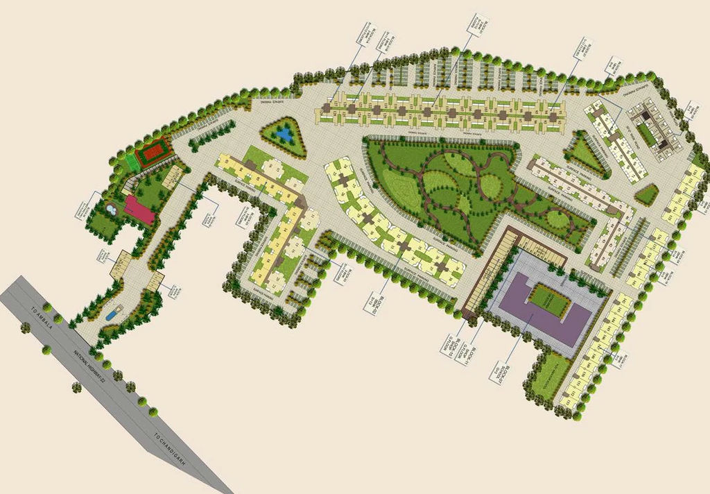 Master Plan of SBP Housing Park in Dera Bassi, Chandigarh - Image 386267