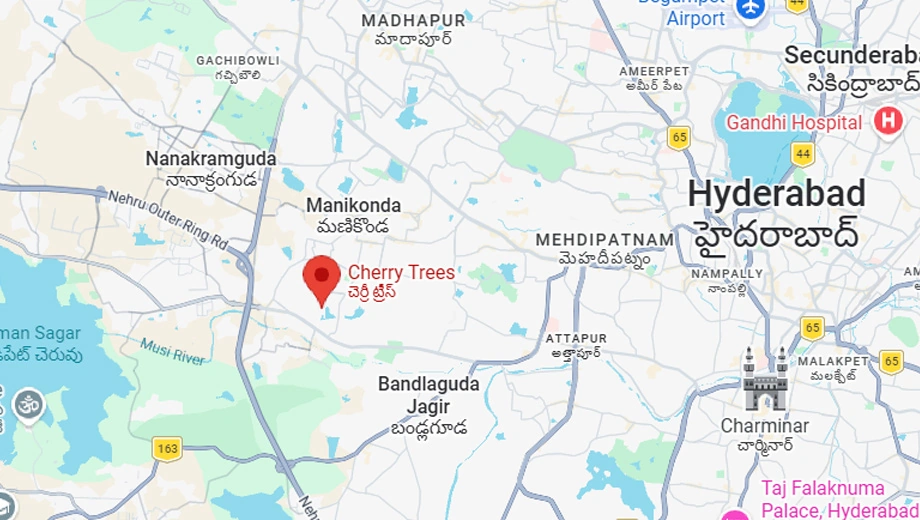 Location of Avani Cherry Trees in Manikonda, Hyderabad - Image 386692