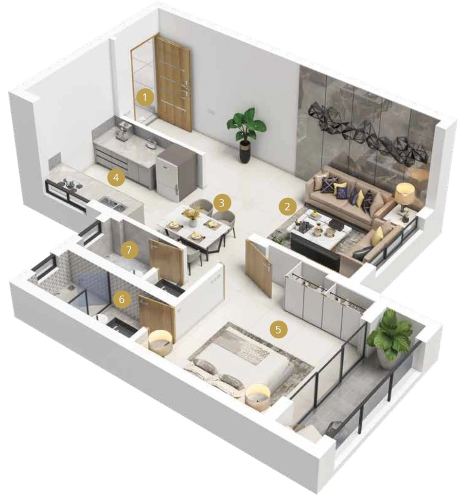 1 BHK Flat in Samarth Manorath in Lonavala, Pune - Image 910891