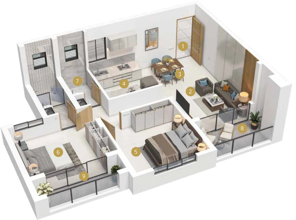 2 BHK Flat in Samarth Manorath in Lonavala, Pune - Image 910892
