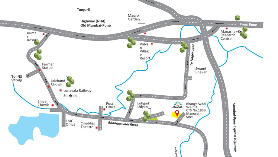Location of Samarth Manorath in Lonavala, Pune - Image 386416