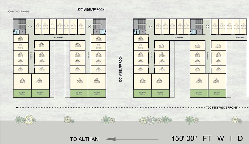 Master Plan of Vacanza City in Udhana, Surat - Image 386313