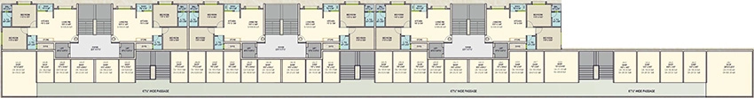 Floor Plan of Commercial Vacanza City in Udhana, Surat - Image 386320