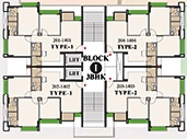 Floor Plan of Vandemataram Mahadev Lily in Maninagar, Ahmedabad - Image 386352