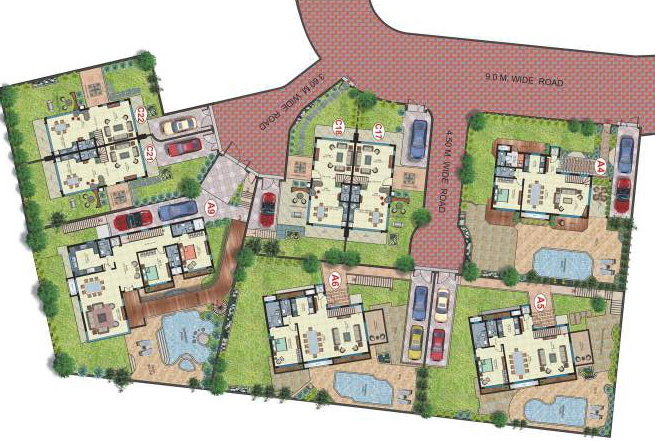 Master Plan of Sun Glory in Lonavala, Pune - Image 387533