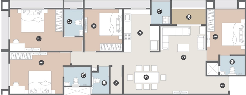 4 BHK Flat in Vandematram Samkit Flats in Paldi, Ahmedabad - Image 910877
