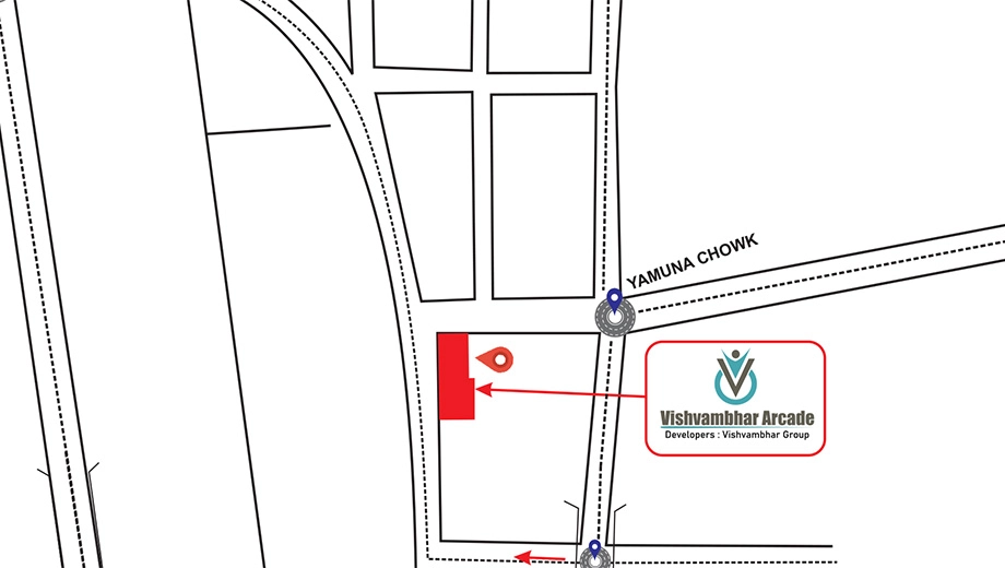 Location of Vishvambhar Arcade in Mota Varachha, Surat - Image 386425