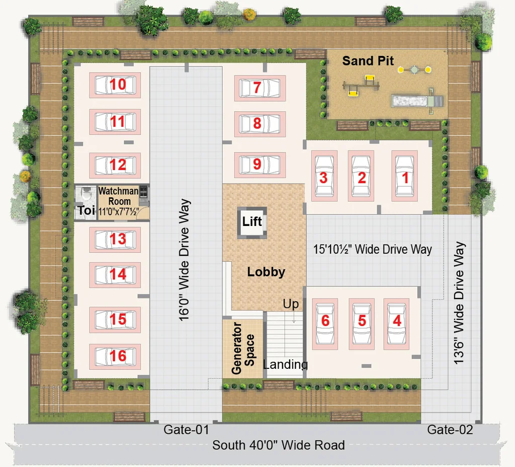 Master Plan of Hallmark Glenridge in Manikonda, Hyderabad - Image 386717