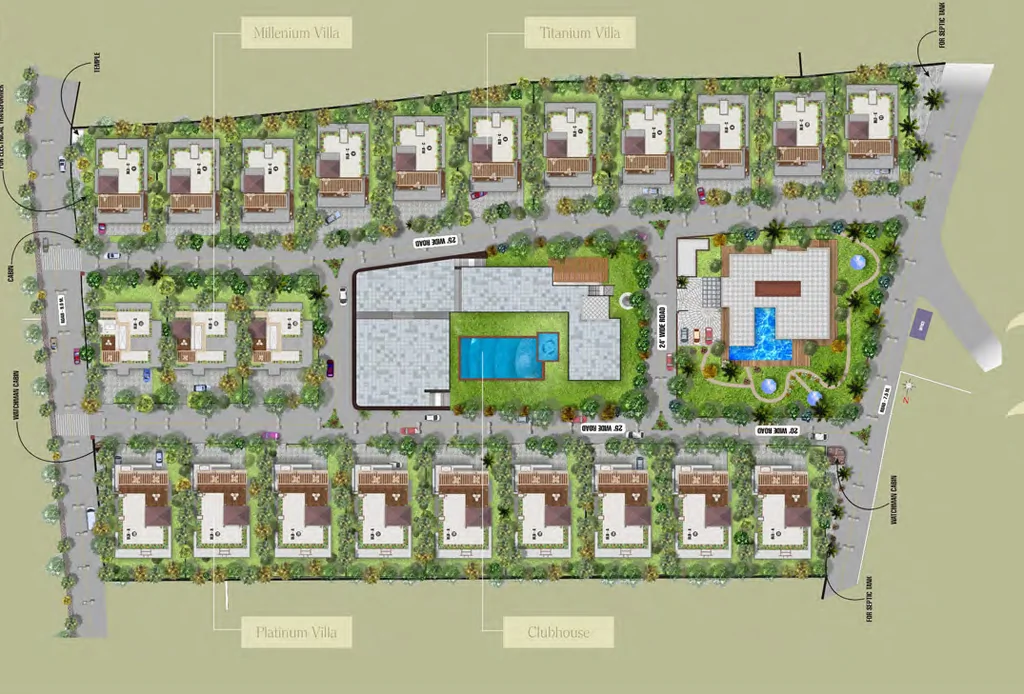 Master Plan of Regency Willows in Lonavala, Pune - Image 386975