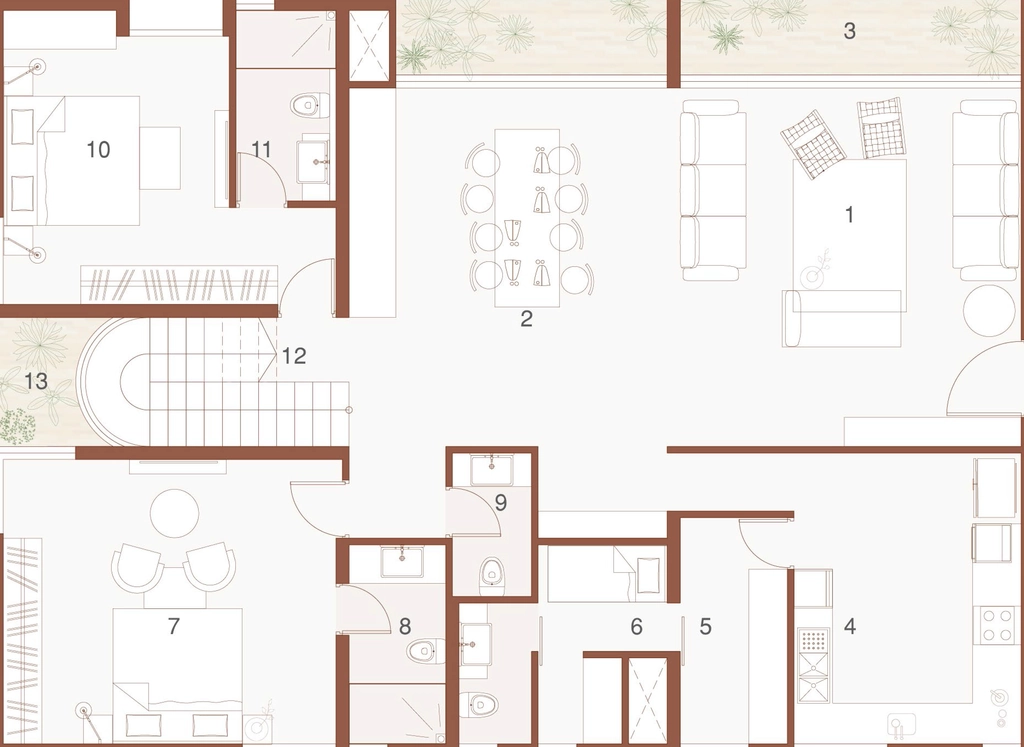 2 BHK Flat in Chaitanya Bilva Tree in Mylapore, Chennai - Image 910984