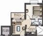 1 BHK Flat in Trellis NB Heights in Balabhadrapur, Bhubaneswar - Image 911057