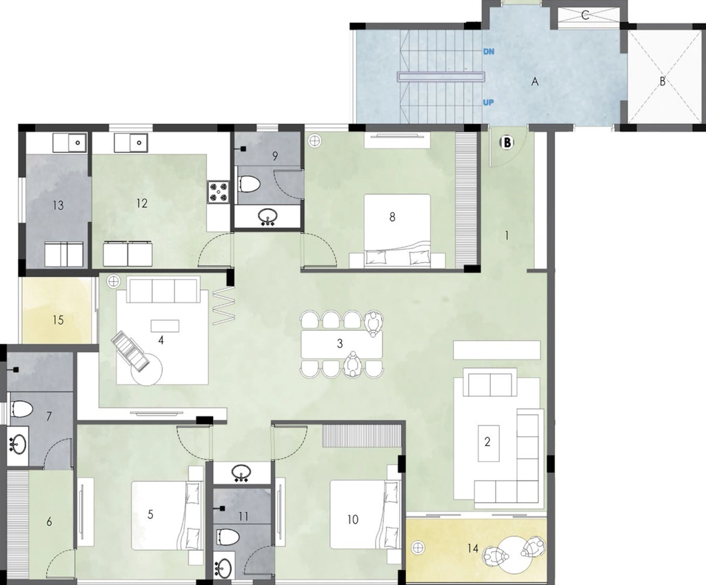 3 BHK Flat in Chaitanya Camden in Egmore, Chennai - Image 910989