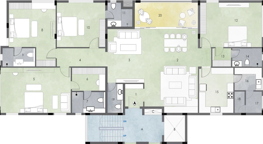 4 BHK Flat in Chaitanya Camden in Egmore, Chennai - Image 910991