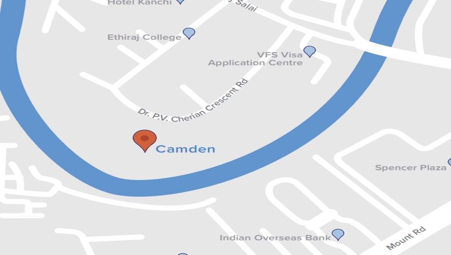 Location of Chaitanya Camden - Image 386687