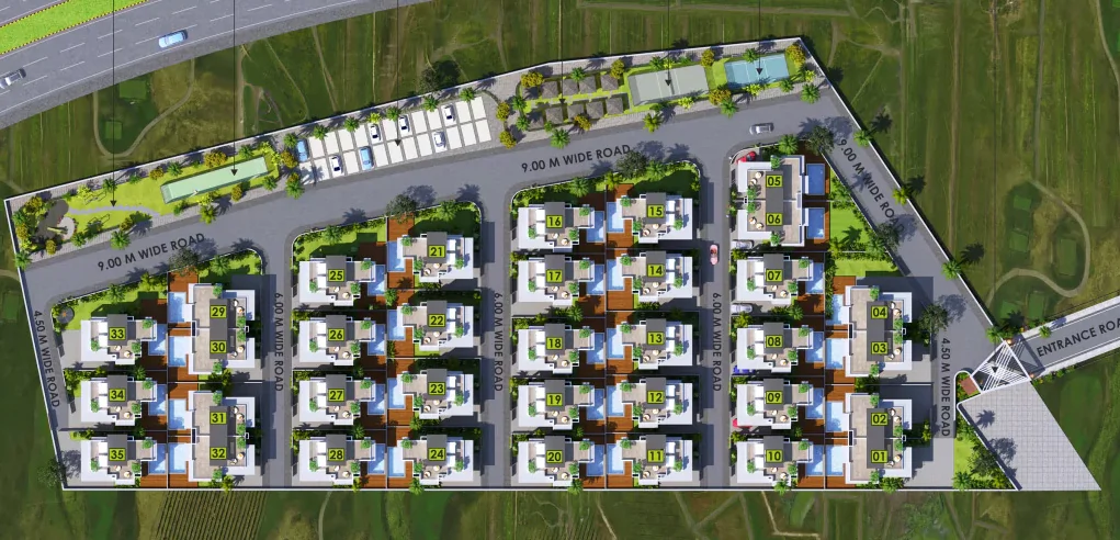 Master Plan of Shri Marigold Villas in Lonavala, Pune - Image 387215