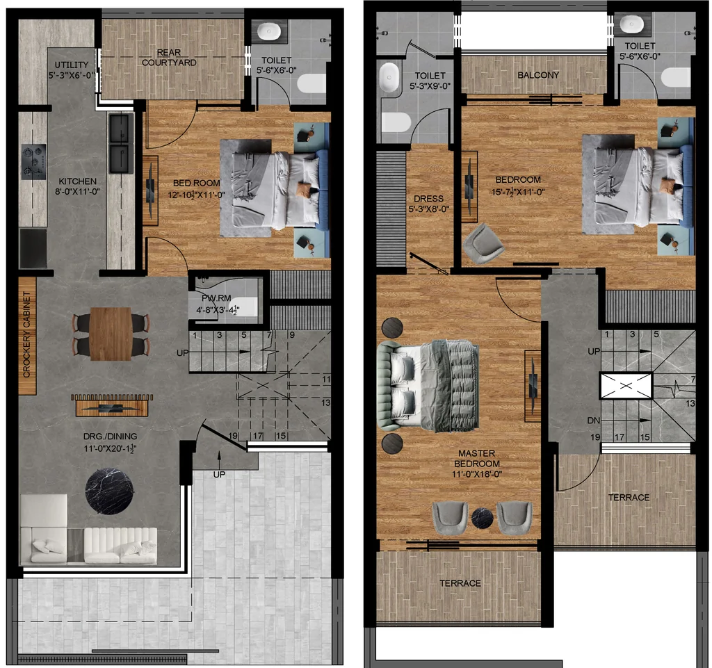 3 BHK House/Villa in Divya The North Chandigarh in Mohali, Chandigarh - Image 911005