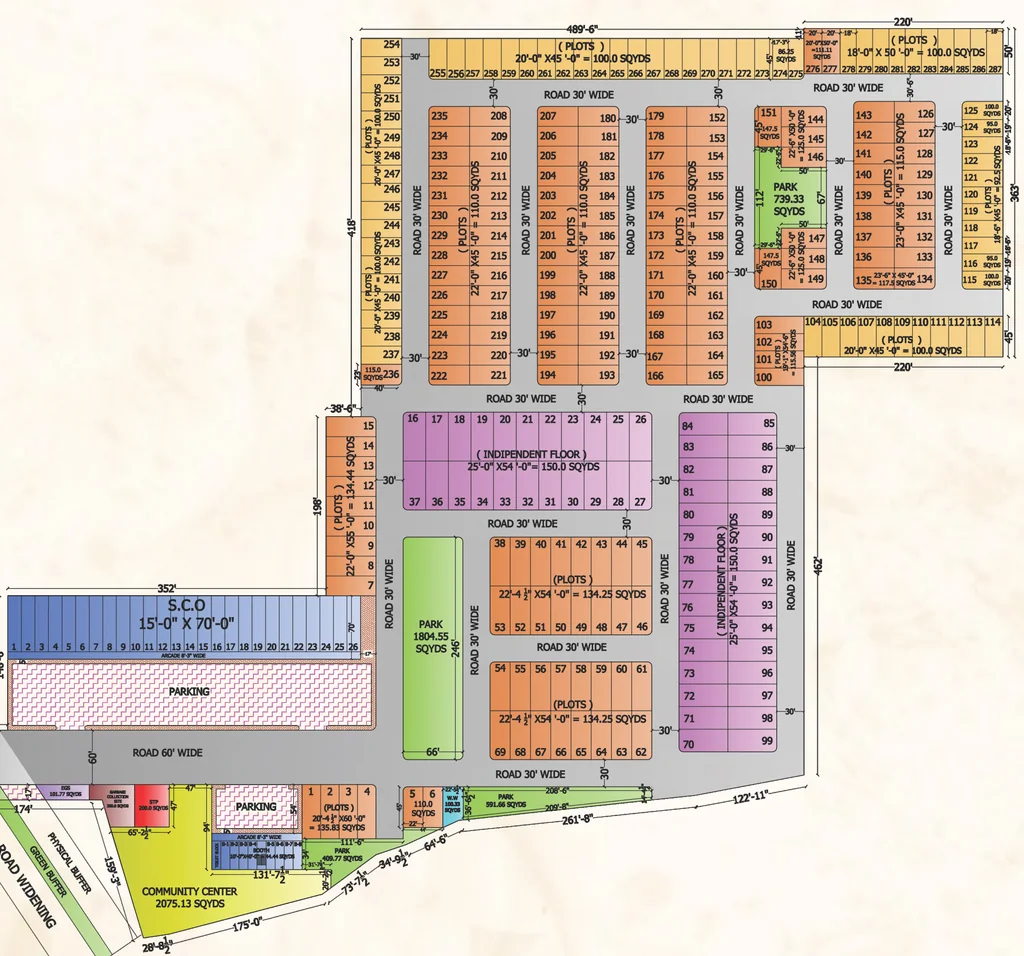 Master Plan of Divya The North Chandigarh in Mohali, Chandigarh - Image 386756