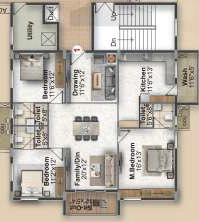 3 BHK Flat in SS Indraprastha in Tarnaka, Hyderabad - Image 911219